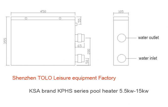 Above Ground Electric Swimming Pool Heater