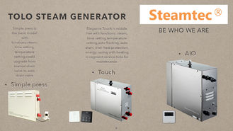 China 15kw 400V Stainless Steel Sauna Steam Generator With Electronic Thermostat supplier