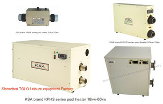 China Heat Pump Electric Spa Heaters , 40kw Freestanding Pool Water Heater supplier