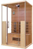 China Red Cedar Dry Heat Sauna With Transom Windows For 1 - 8 Person , ROHS CE Certification factory