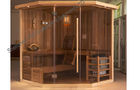 China Polygon Cedar Traditional Sauna Indoor For 3 Person - 6 Person factory