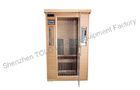 China 1 Person Far Infrared Dry Heat Sauna Canadian Cedar With Dual Control Panel factory