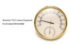 China golden Sauna Accessories / metal sauna thermometer hygrometer D12mm company