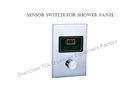 China Sensor Switch Stainless Steel Steam Room Accessories With 4 Pcs Colorful Led Light factory