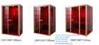 China 1200mm x 1000mm x 1980mm Far Infrared Sauna Cabin factory