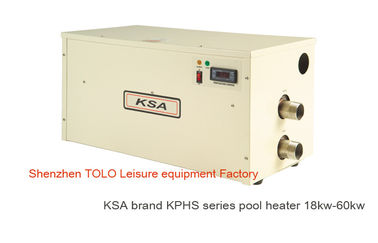 China Freestanding Electric Swimming Pool Heater , energy saving 380V 40kw Spa Heaters distributor